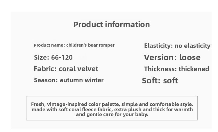 Prime™ Baby Warm Hooded Winter Onesie