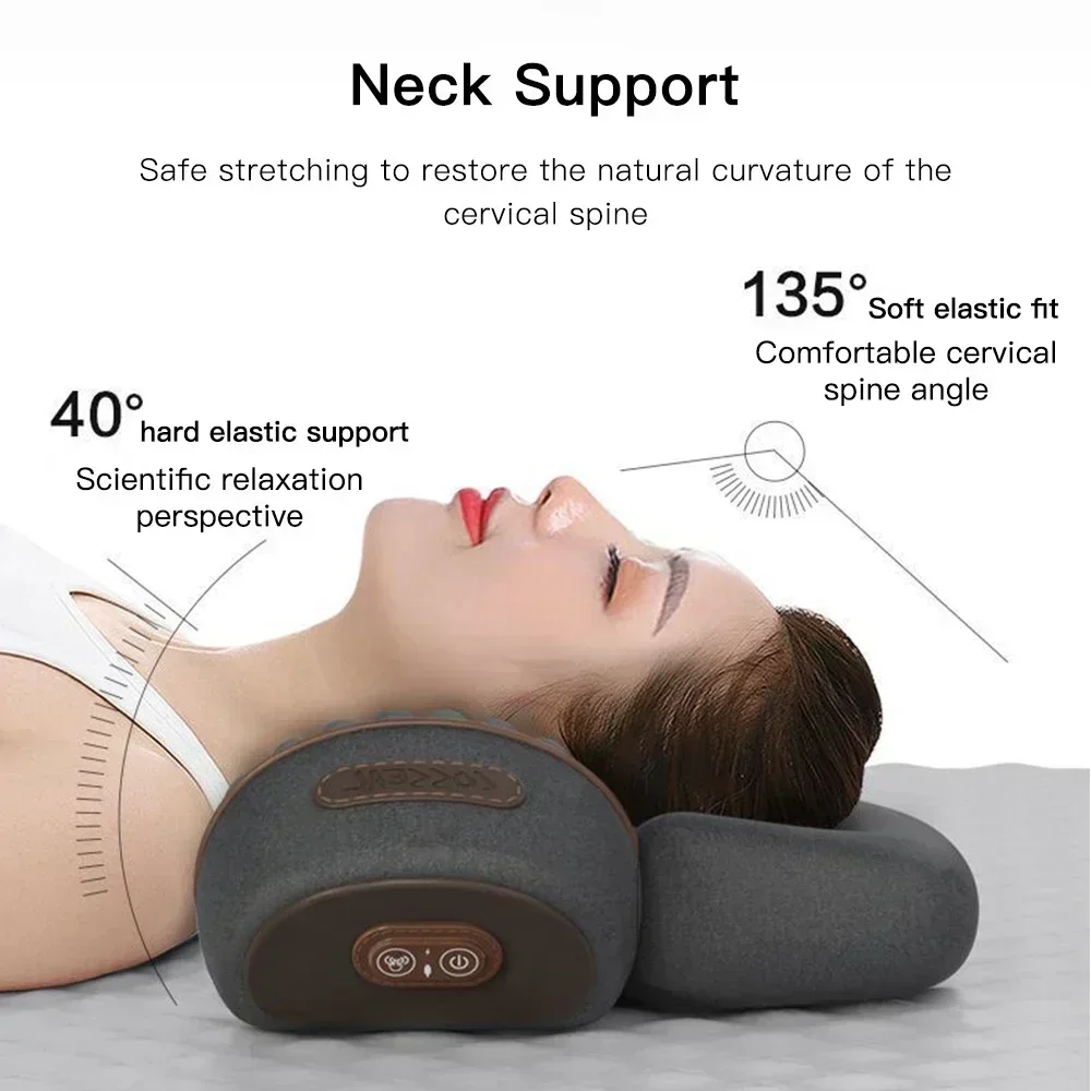 Prime™ Electric Neck & Spine Massager Pillow – Heat, Vibration & Support